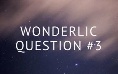Wonderlic Test Practice Question 3 | Answer Explanation