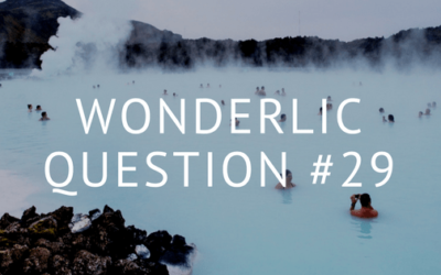 Wonderlic Test Practice Question 29 | Answer Explanation