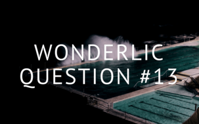 Wonderlic Test Question 13 | Answer Explanation